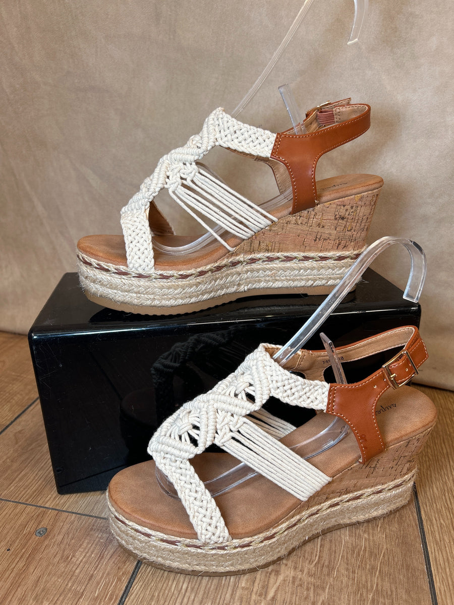 Crochet wedges on sale