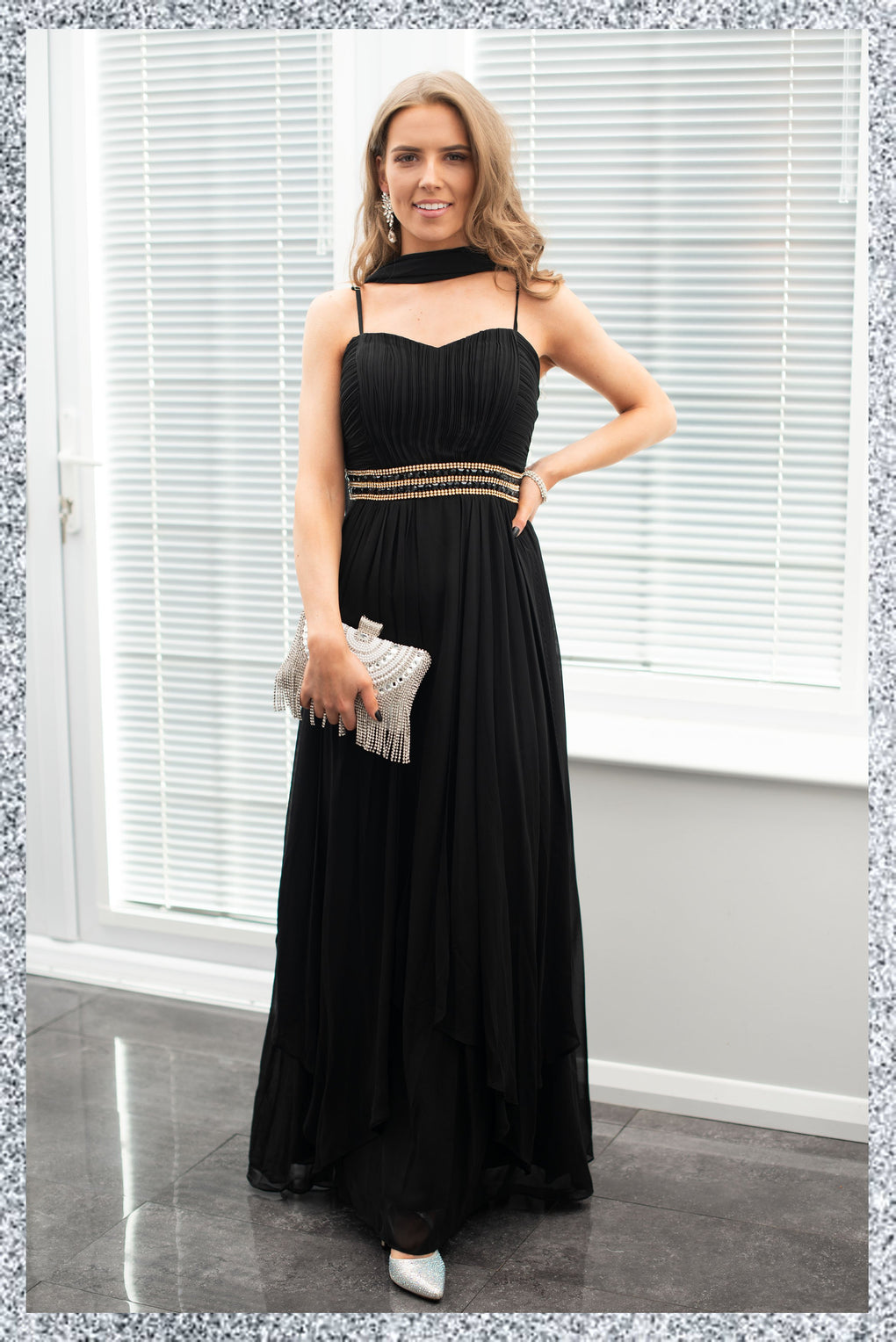 Black sweetheart outlet gown